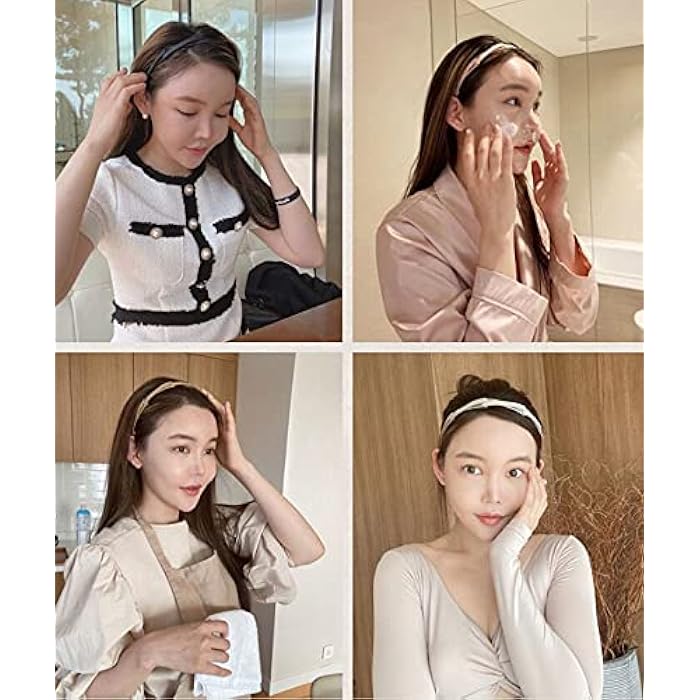 YangQian Retractable Pocket Headband Thin Plastic Flodable Hairband for Women with Teeth 3 pcs Retractable Hair Band for Women Men Girls Kids Folding Headband - Image 4